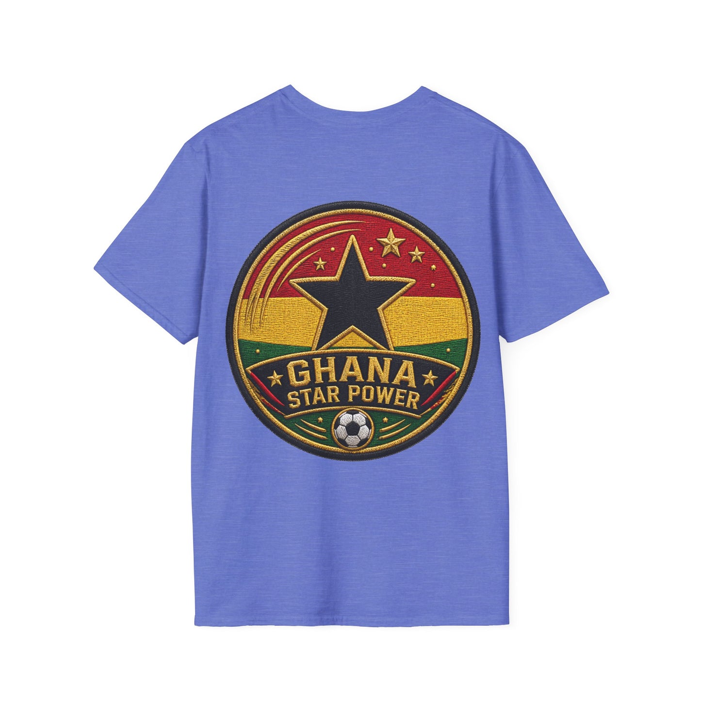 Ghana Star Power Soccer T-Shirt — Afro Football Fan Tee - Ghana T-Shirt