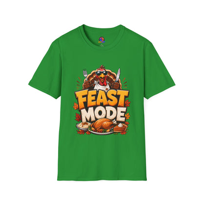 Feast Mode T-Shirt — Funny Thanksgiving Turkey Graphic Tee