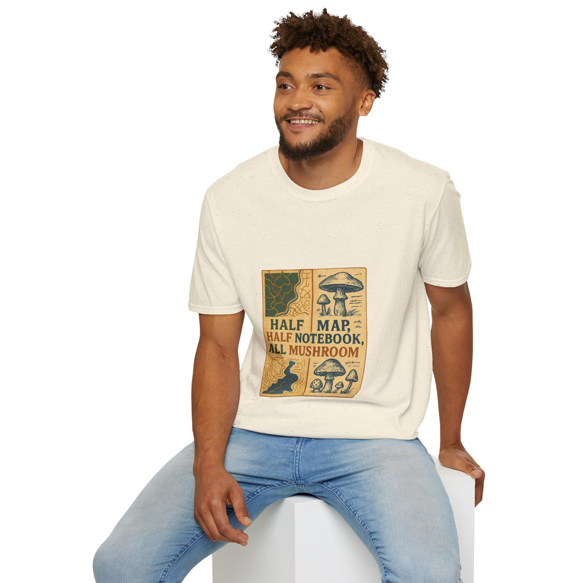 Mushroom Field Guide T-Shirt – Vintage “Half Map, Half Notebook, All Mushroom” Design - Trending Now - October 2026