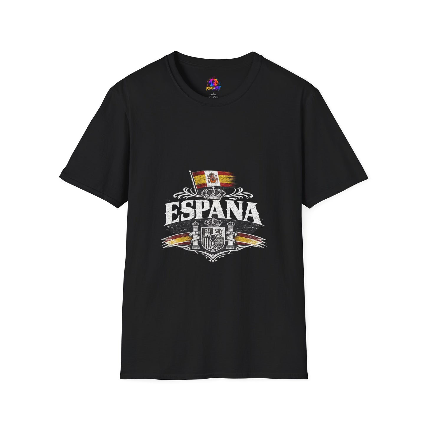 Spain Flag Crest T-Shirt — Spanish Pride Graphic Tee