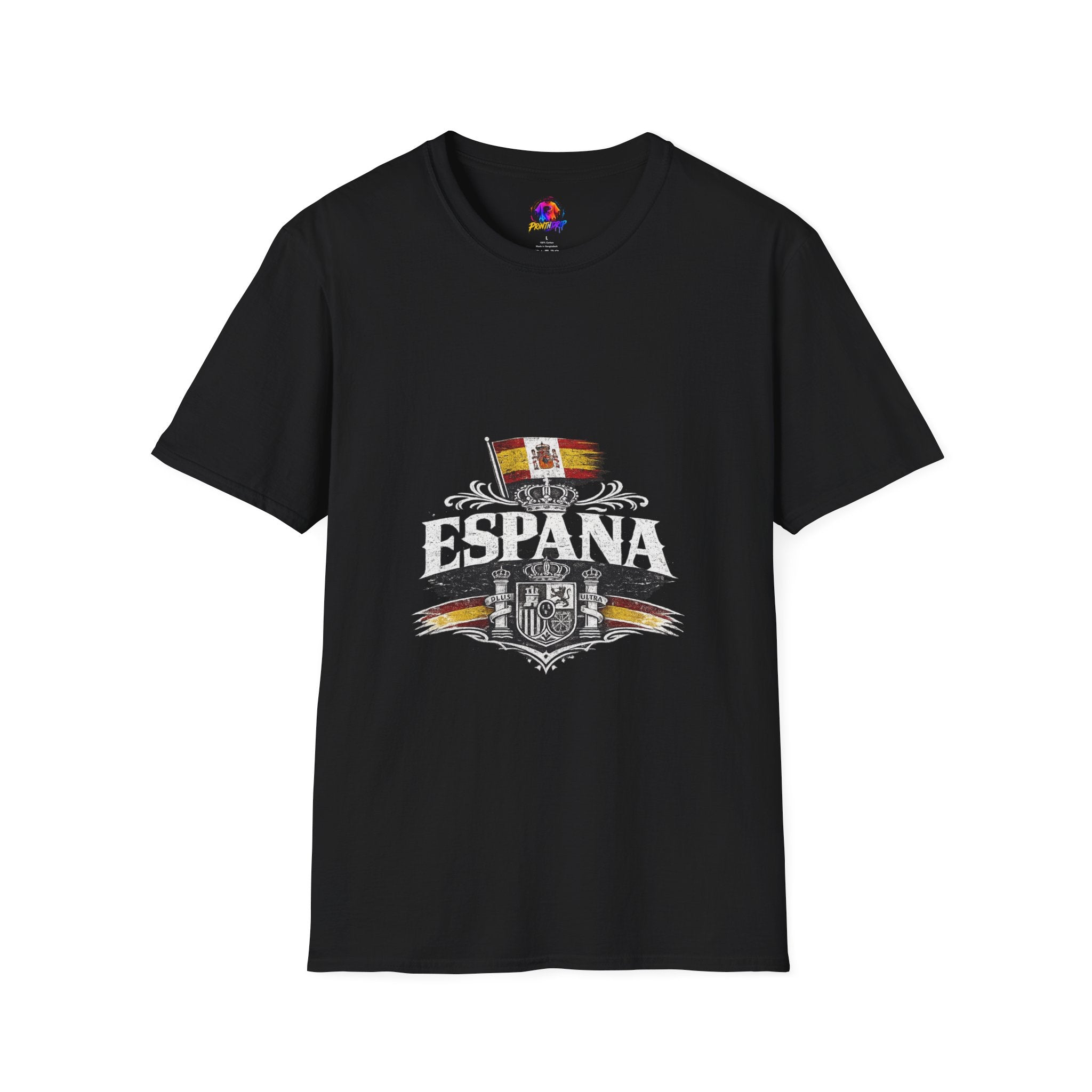 Spain Flag Crest T-Shirt — Spanish Pride Graphic Tee