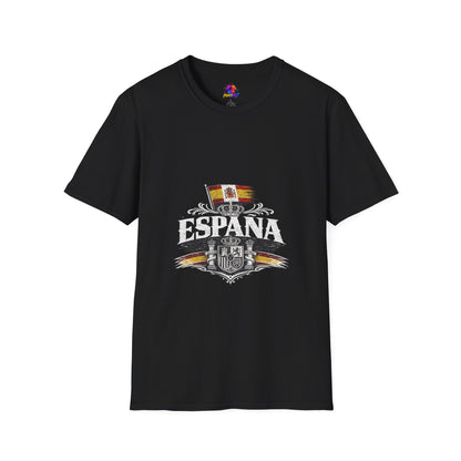 Spain Flag Crest T-Shirt — Spanish Pride Graphic Tee