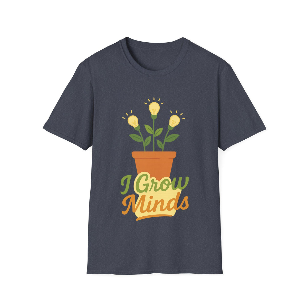 "I Grow Minds" Botanical Teacher Tee | Cute Flower Graphic T-Shirt - Trending Now - September 2026