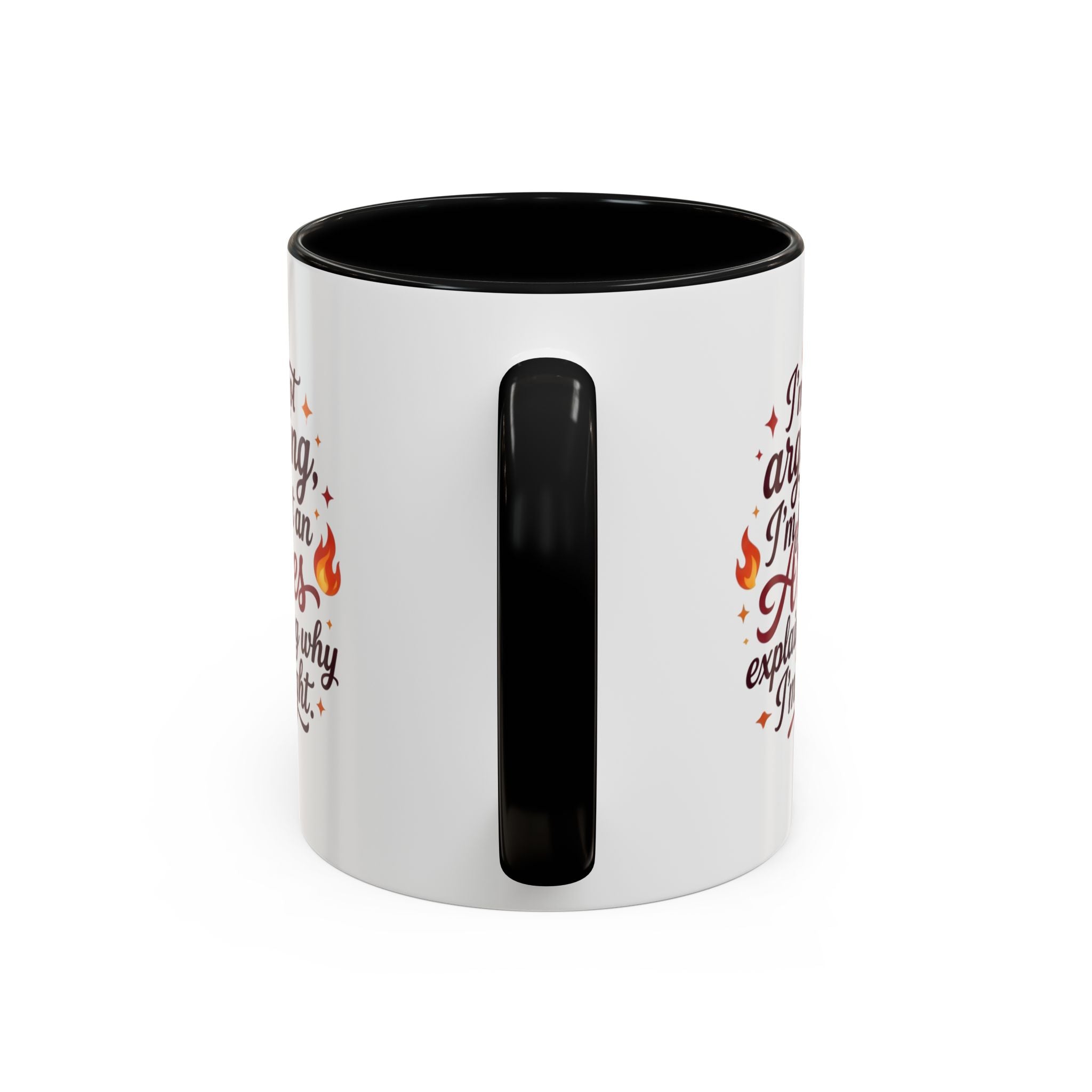 Aries Coffee Mug - “I’m Not Arguing, I’m Just an Aries Explaining Why I’m Right” Accent Mug