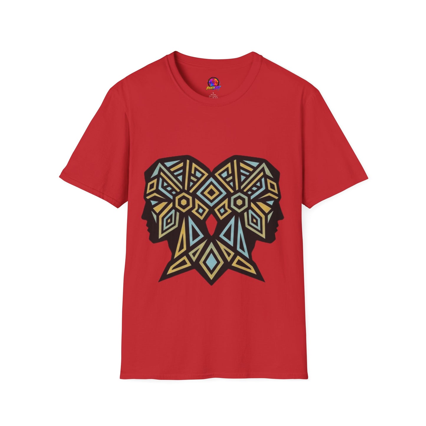 Geometric Elephant Tee — Tribal Mosaic Elephant Graphic T-Shirt
