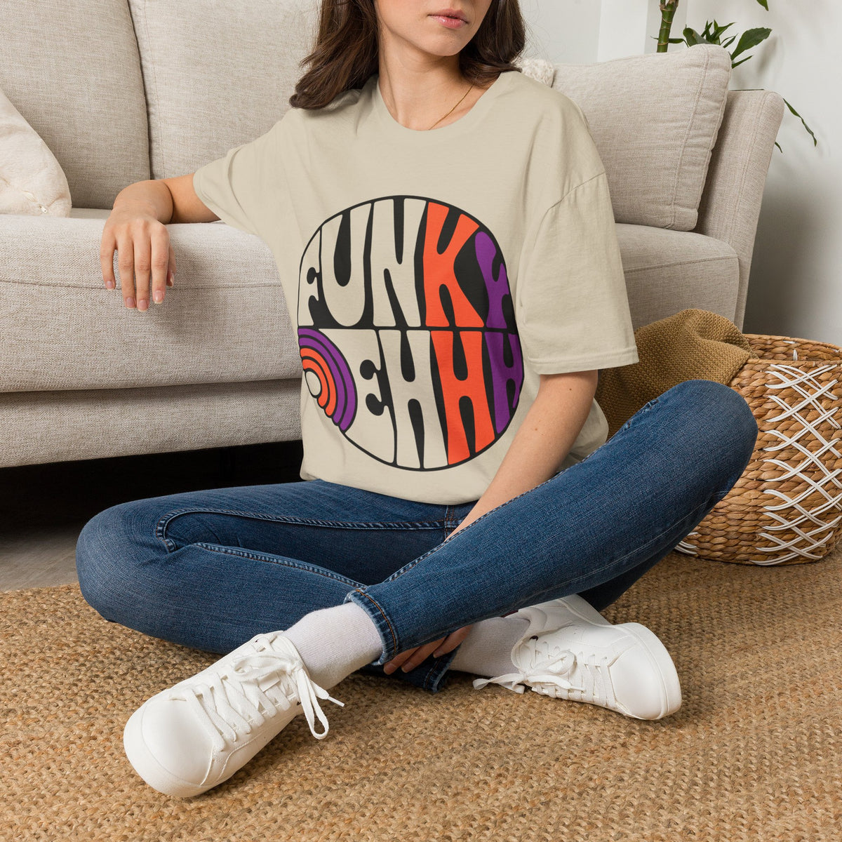 Funk Vibes Graphic T-Shirt — Retro 70s Circle Design - Trending Now - August 2026