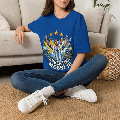 Argentina Messi Soccer T‑Shirt — World Cup Champion Fan Tee