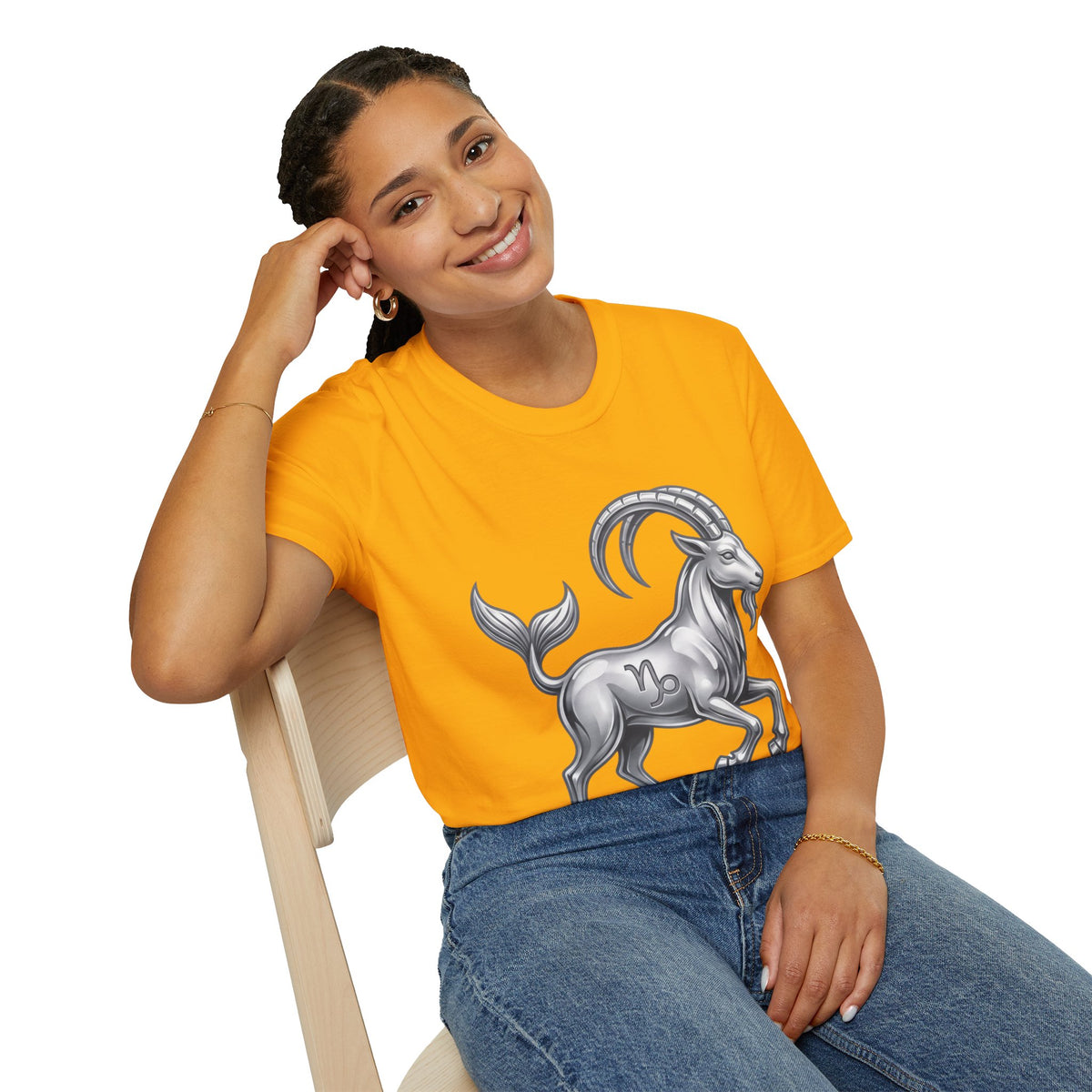 Capricorn Goat Zodiac T-Shirt — Mythical Sea-Goat Horoscope Tee