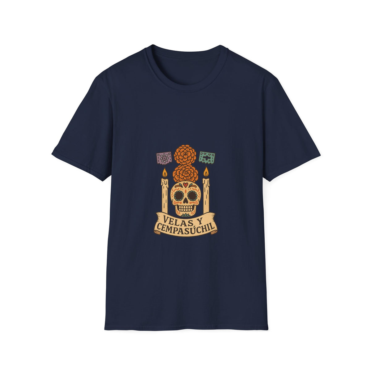 Day of the Dead Sugar Skull T-Shirt - Día de los Muertos Floral Skull Tee - Trending Now - October 2026
