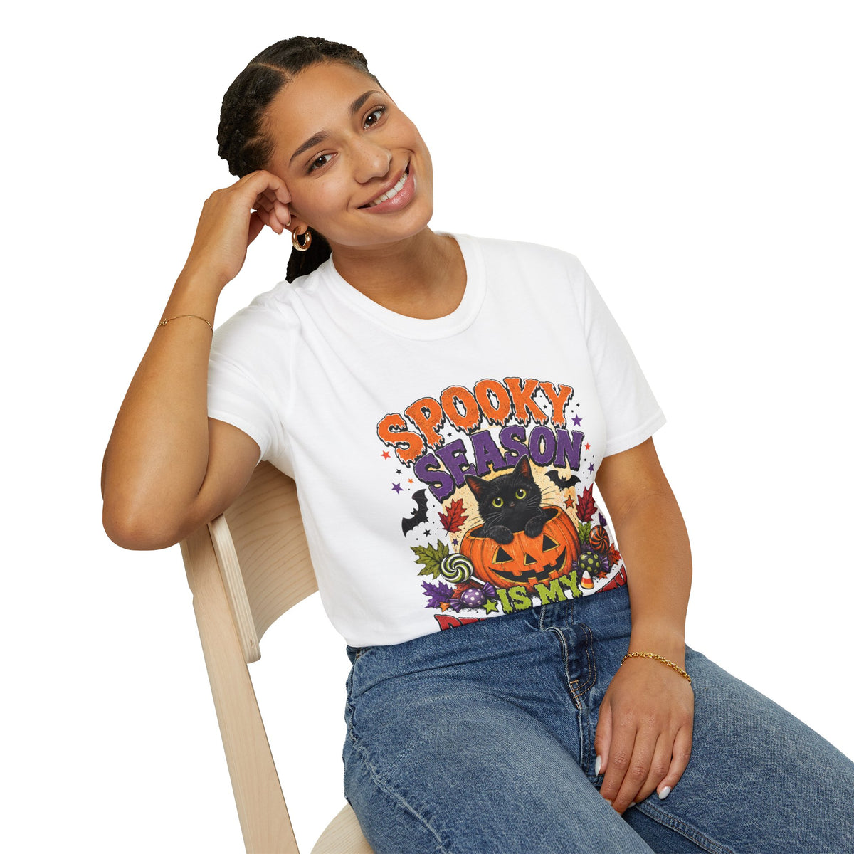 Halloween Spooky Season Unisex Softstyle T-Shirt