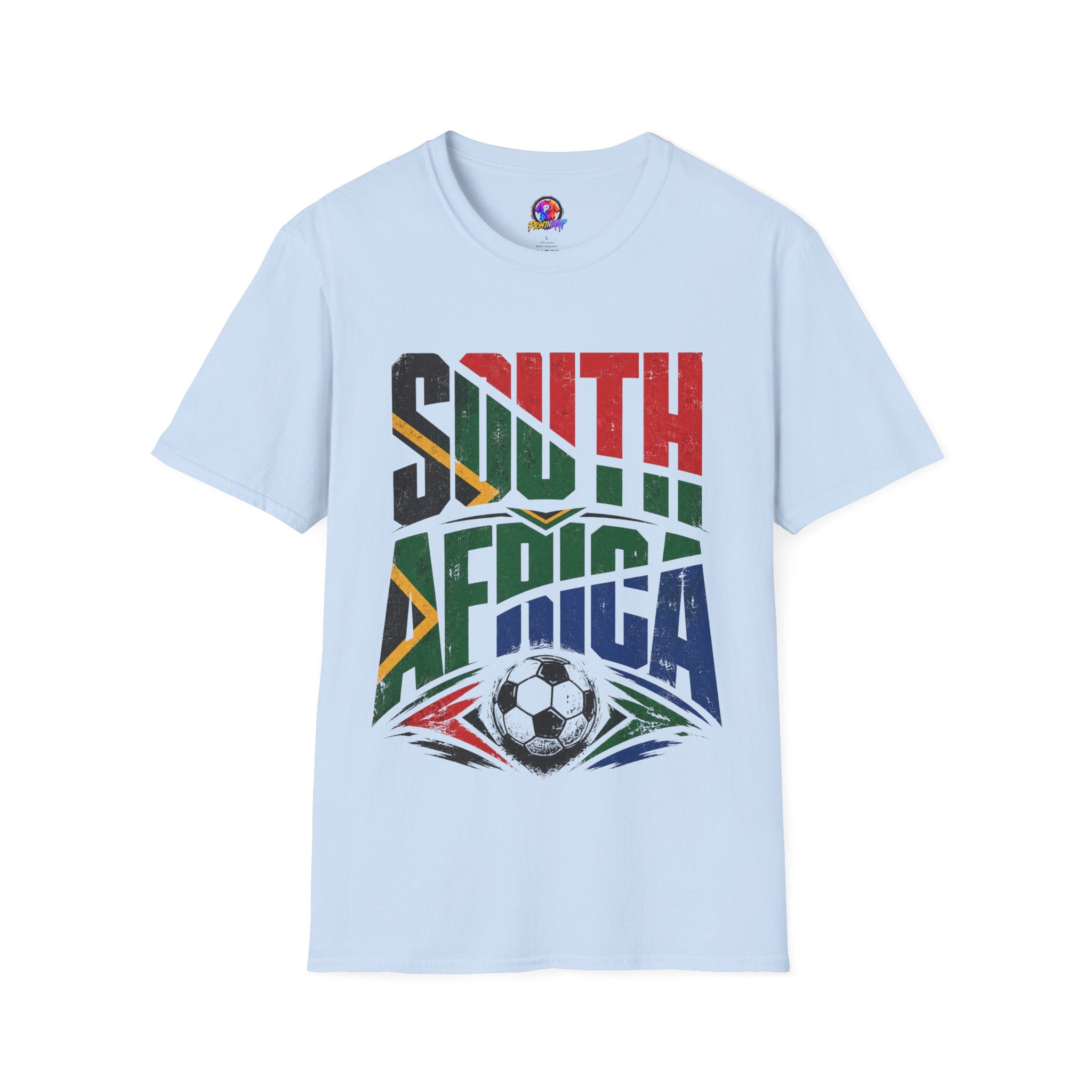 South Africa Soccer T-Shirt — Vintage Flag Football Fan Tee