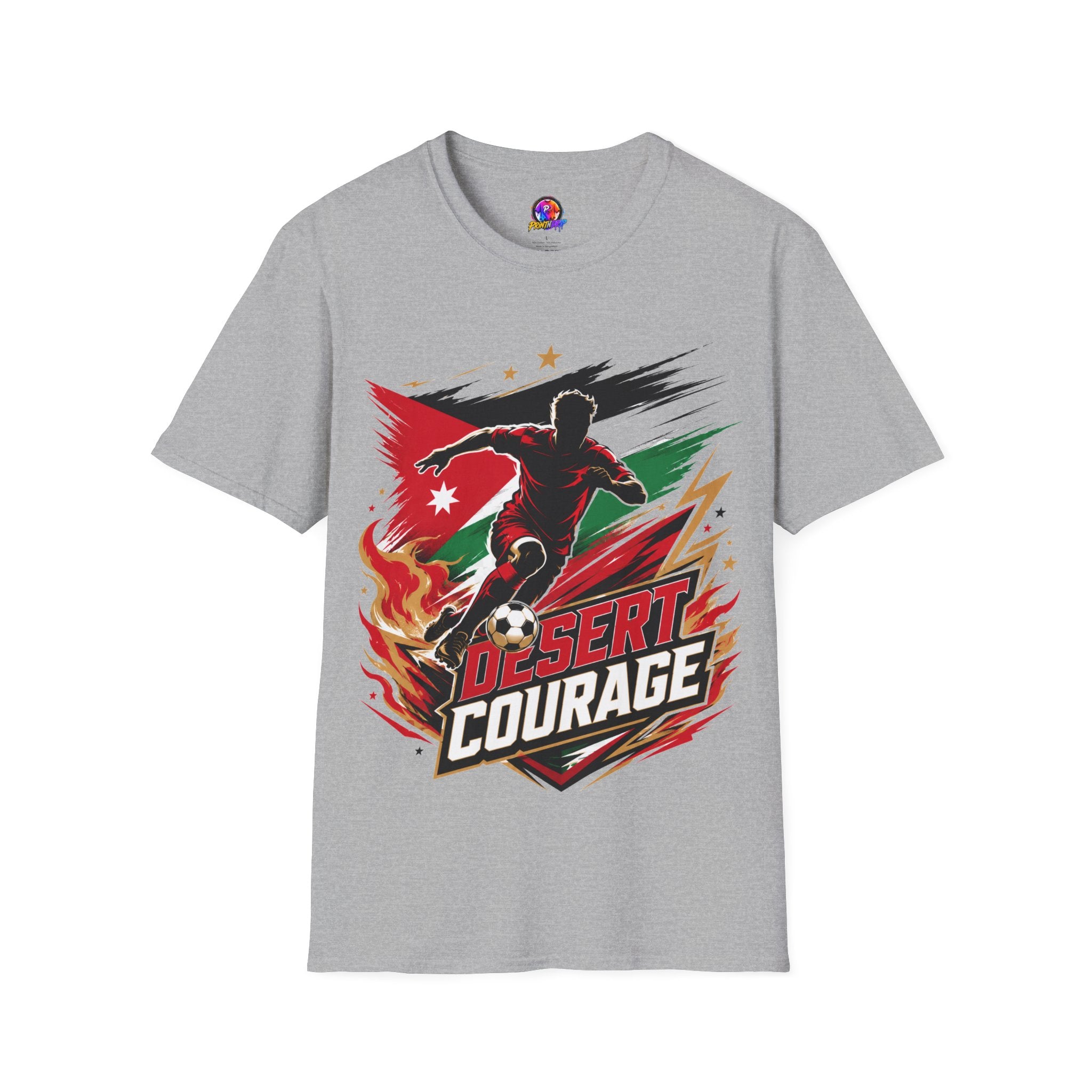 Jordan Soccer T‑Shirt — Desert Courage Flag Design