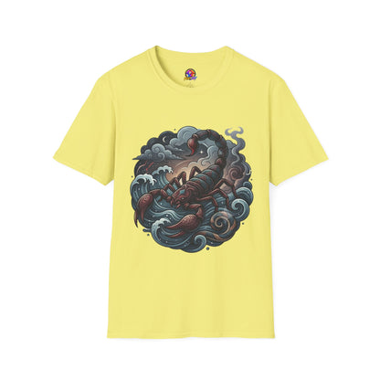 Scorpion Wave T-Shirt — Nautical Tattoo-Inspired Sea Scorpion Design