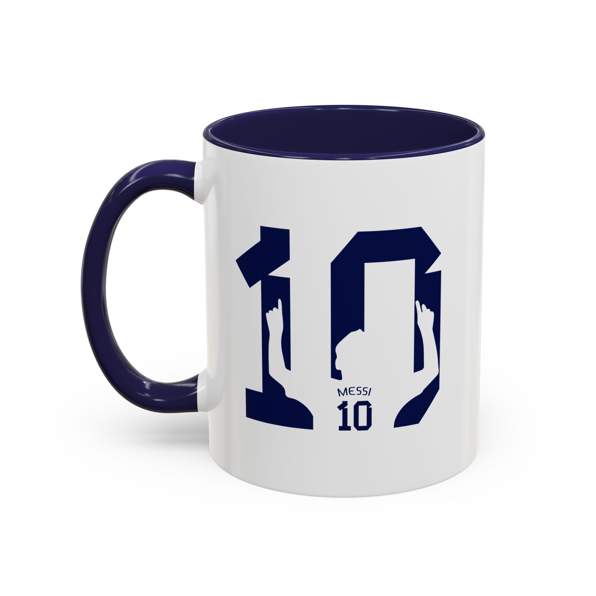 Messi Number 10 Coffee Mug — Soccer Fan Accent Mug
