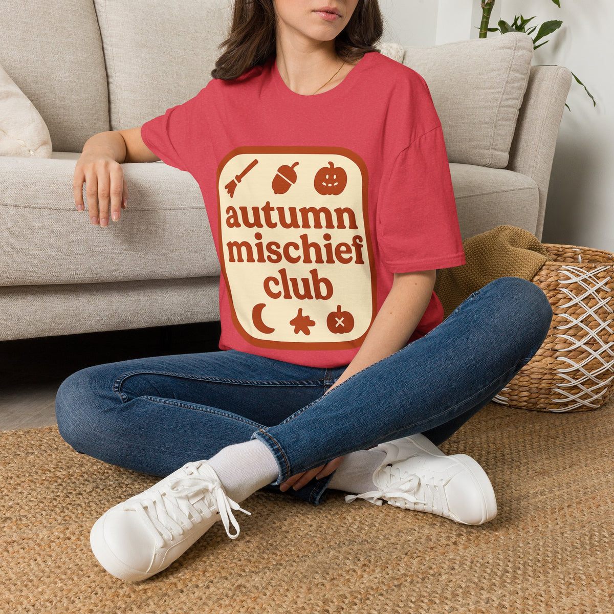 Autumn Mischief Club T-Shirt — Cozy Fall Graphic Tee - Trending Now - August 2026