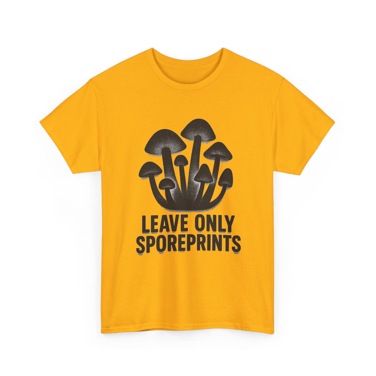 Mushroom Tee — "Leave Only Sporeprints" Eco Nature Graphic Shirt - Trending Now - August 2026