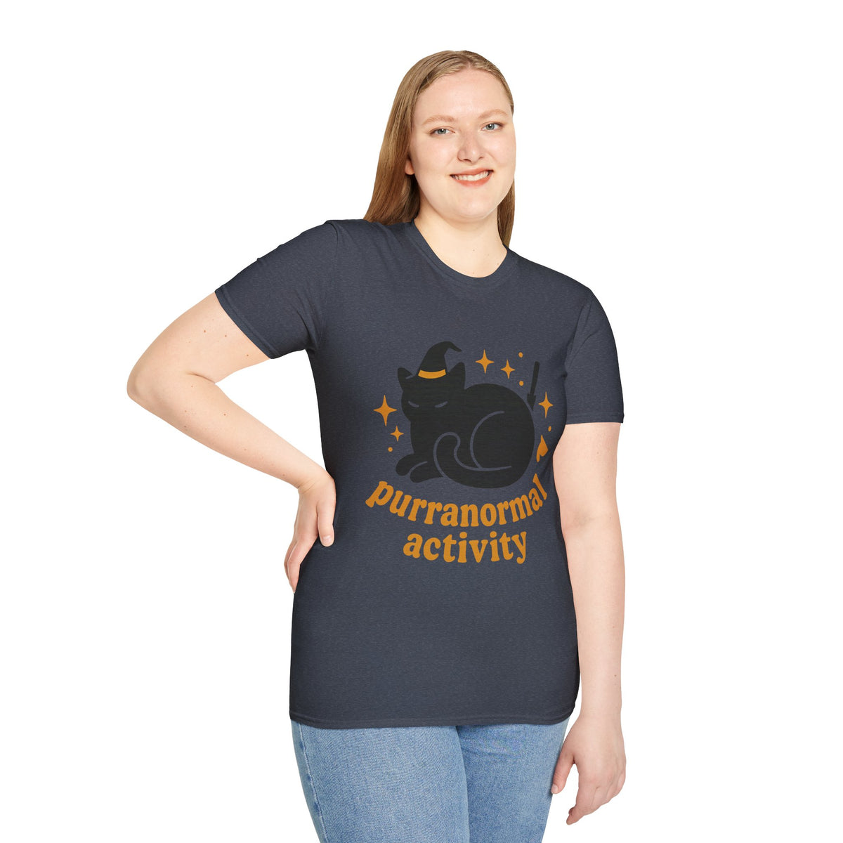 Paranormal Activity Circle T-Shirt — Cute Retro Ghost & Stars Tee - Trending Now - August 2026