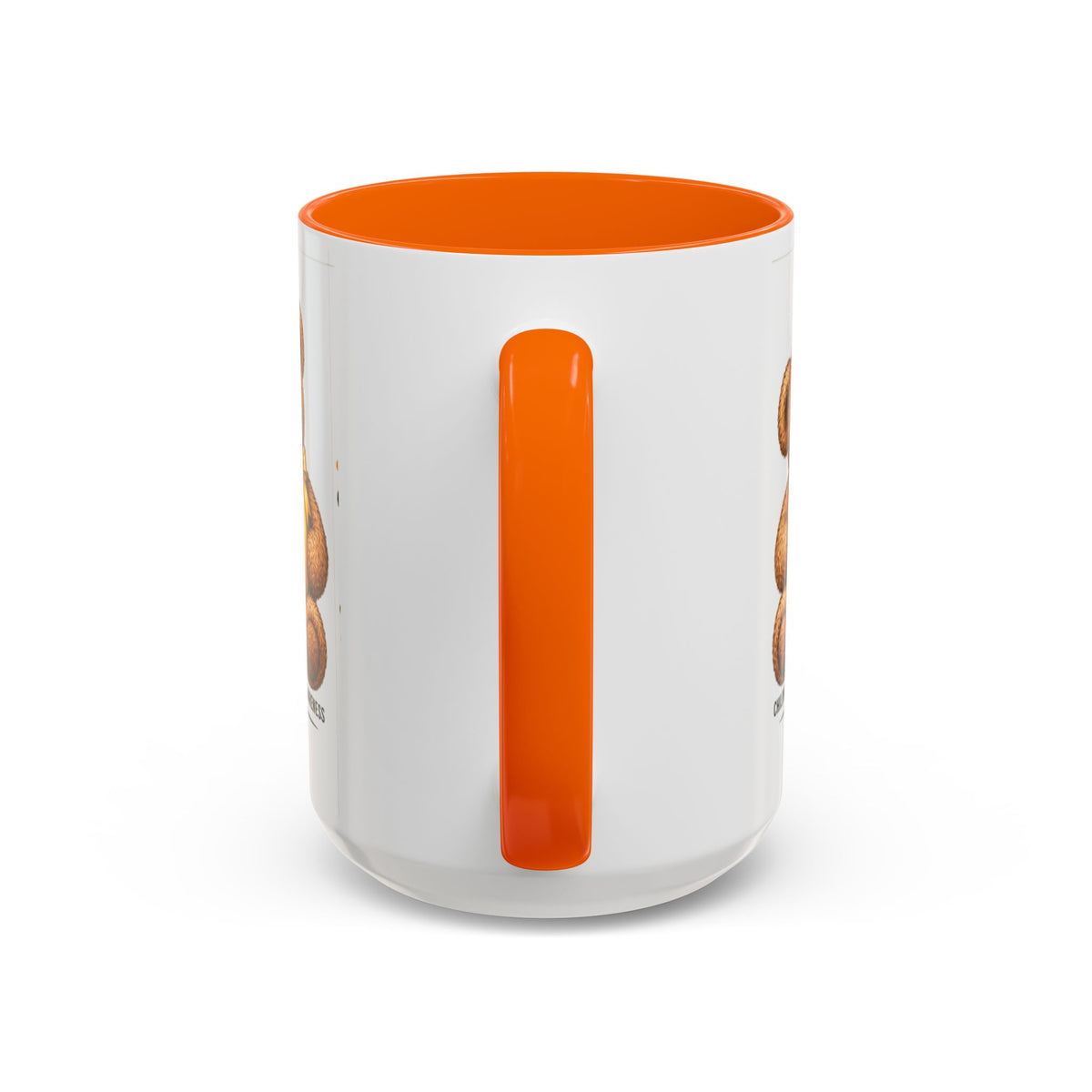 Childhood Cancer Awareness Coffee Mug — 'Stronger Brighter Kinder Braver' Teddy