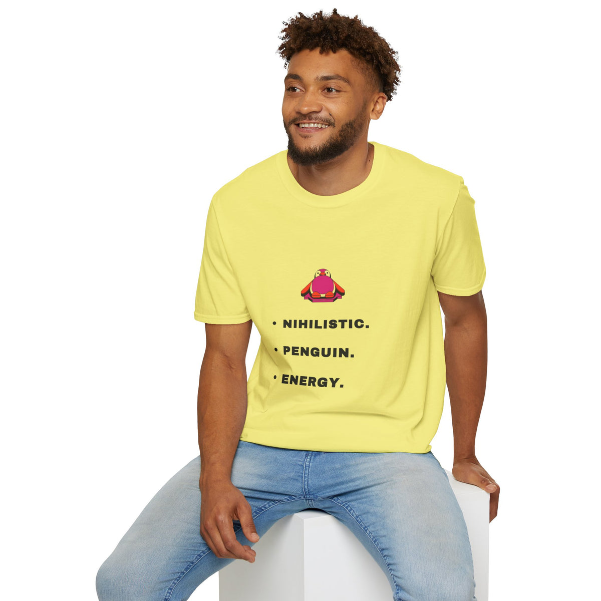 Nihilistic Penguin T-Shirt — Cute Minimalist Graphic Tee - Trending Now - September 2026