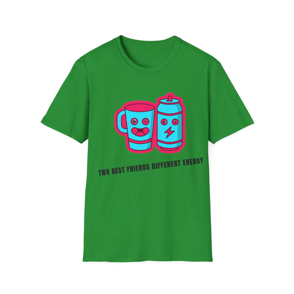 Battery & Cup Best Friends T‑Shirt — Cute Kawaii Coffee Mug and Battery Graphic Tee - Trending Now - September 2026