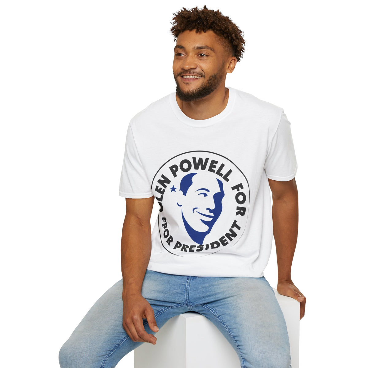 Campaign Logo T-Shirt — "Glen Powell For President" - Trending Now - August 2026