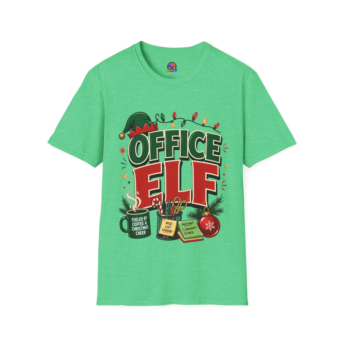Office Elf T-Shirt — Funny Christmas Work Holiday Tee