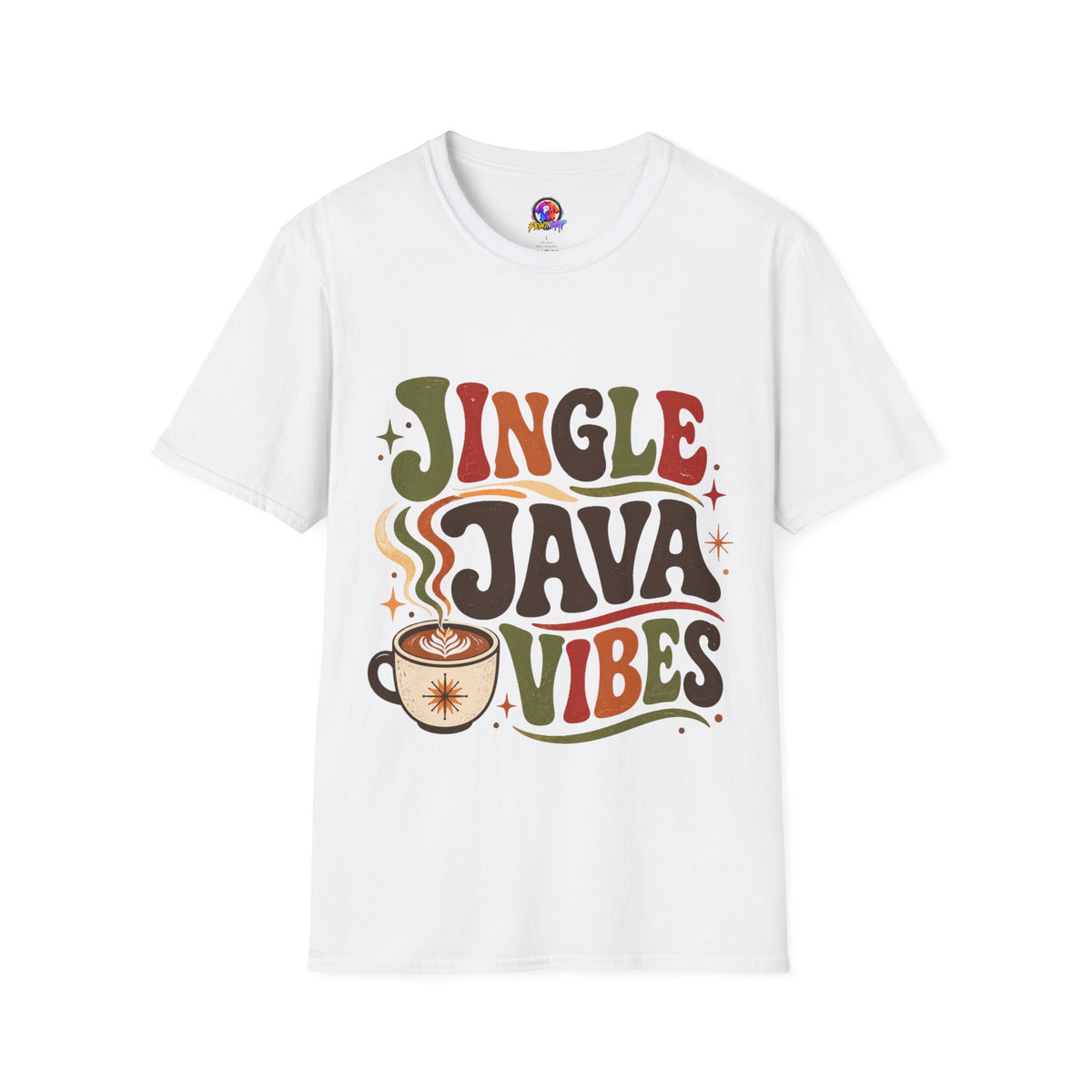 Retro "Jingle Java Vibes" T-Shirt