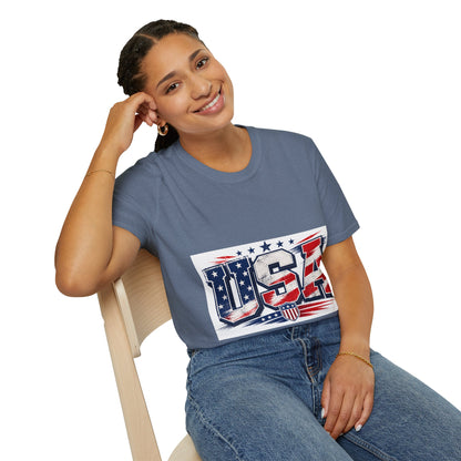 USA Flag Graphic T-Shirt — Patriotic American Pride Tee