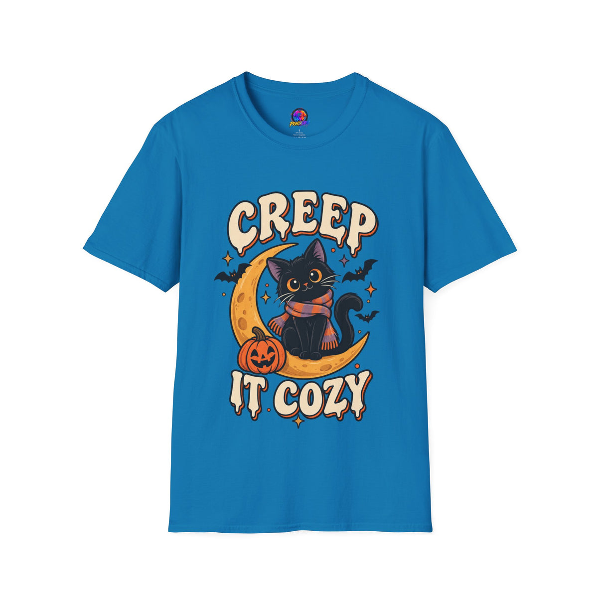 Creep It Cozy Halloween Cat T-Shirt