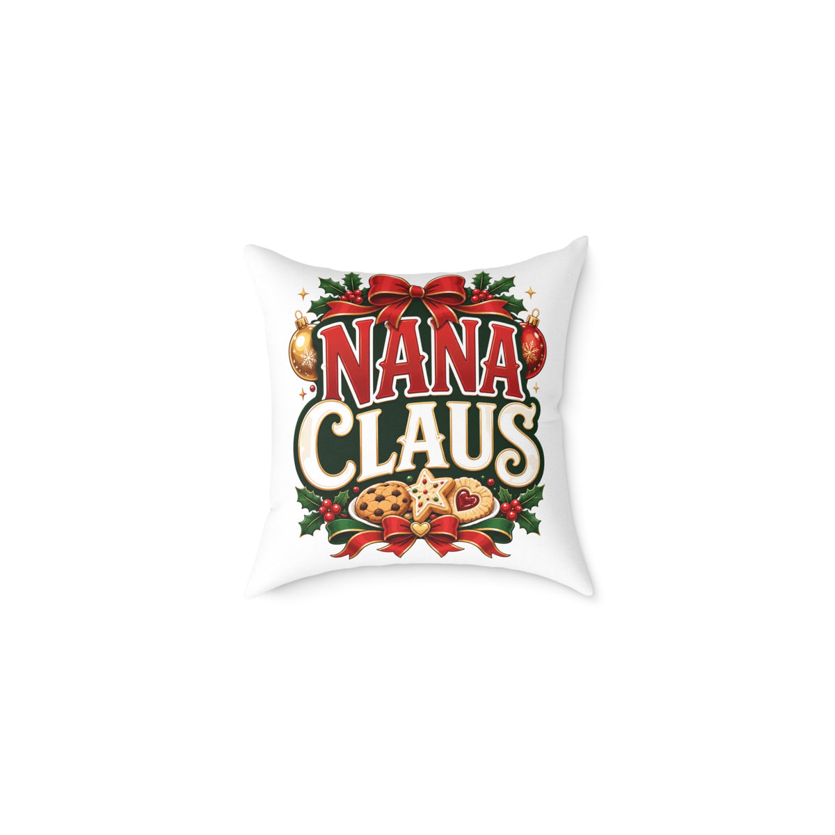Nana Claus Christmas Pillow