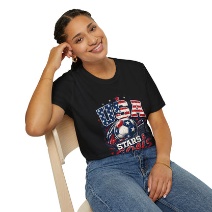 USA Stars & Goals Soccer T-Shirt