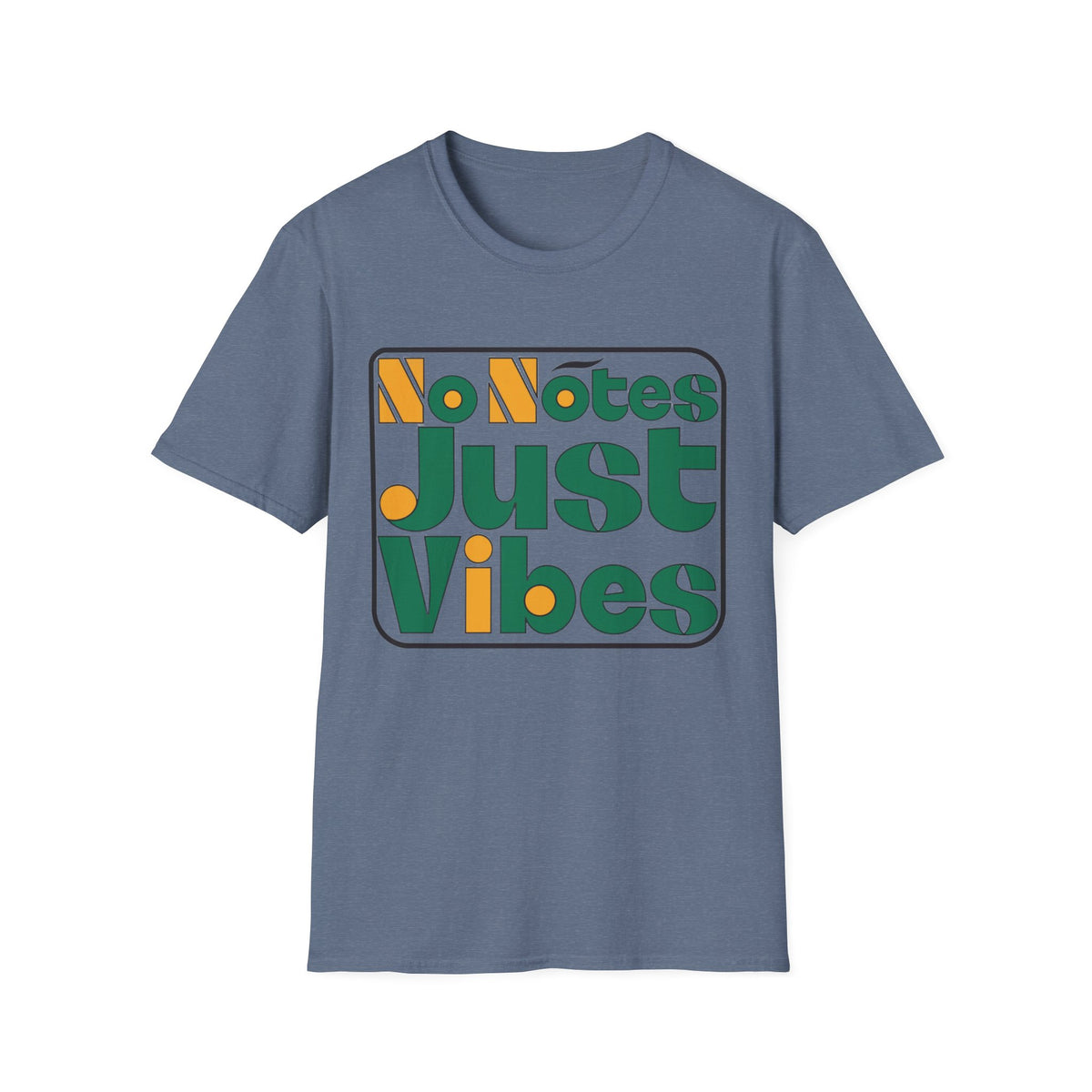 Just Vibes T‑Shirt — "No Notes Just Vibes" Retro Graphic Tee - Trending Now - August 2026
