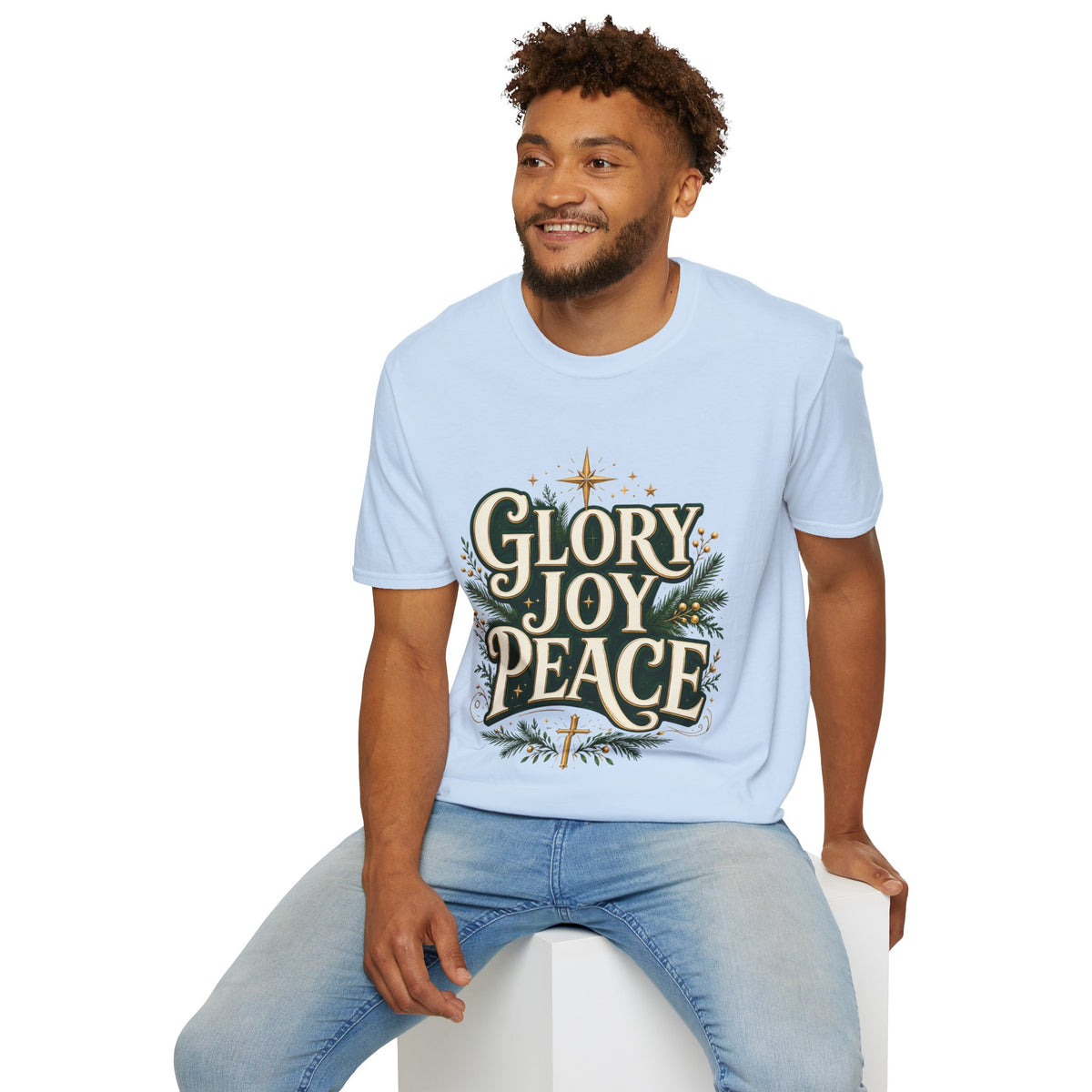 Glory Joy Peace Christmas T-Shirt