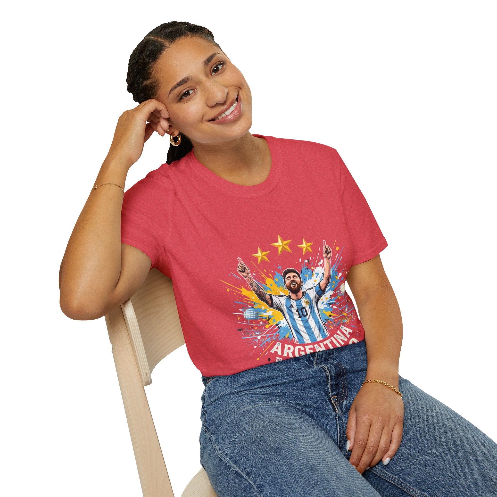 Argentina Messi  Soccer T‑Shirt — Argentina Messi 10 Fan Tee