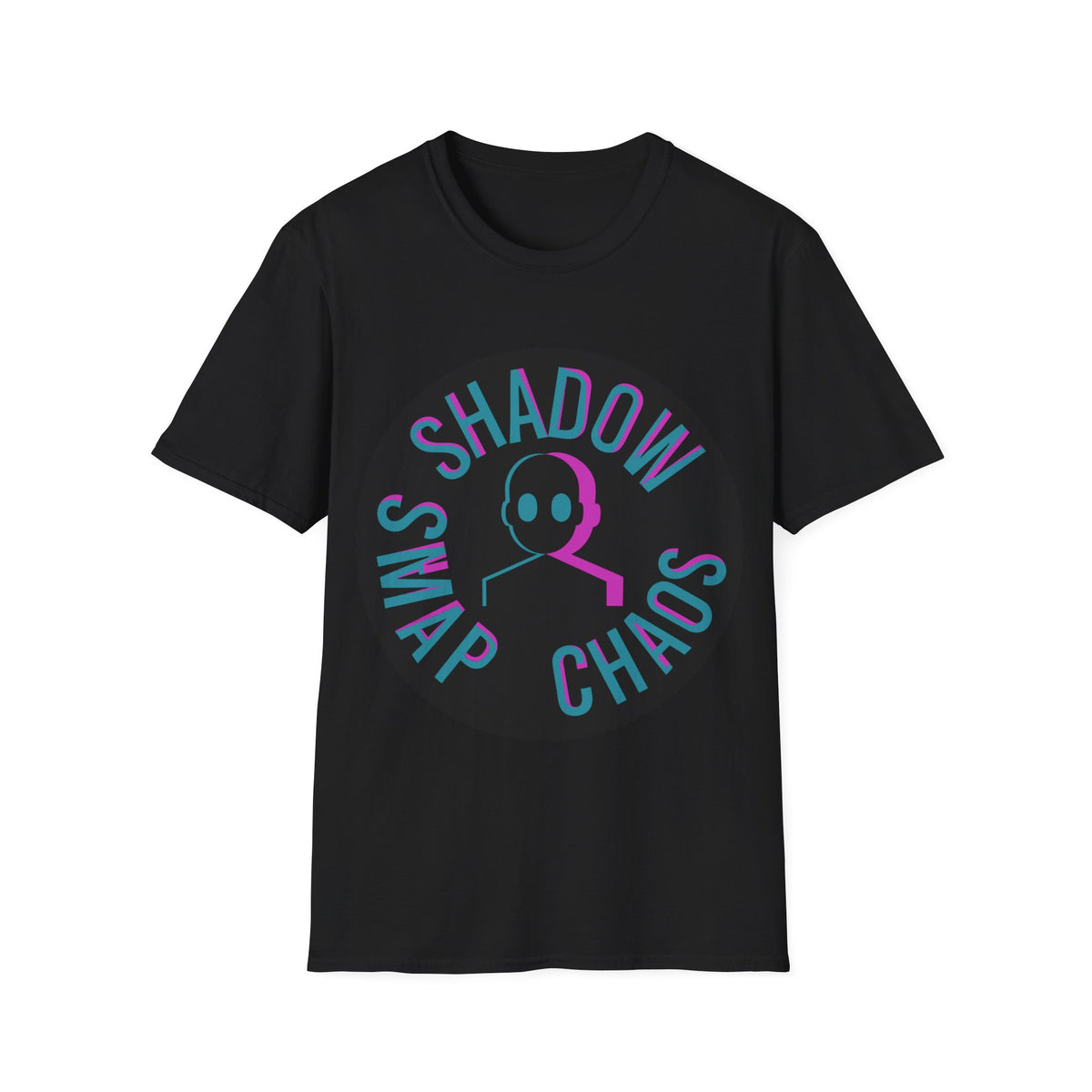 Shadow Swap Chaos T-Shirt — Retro Neon Gaming Skull Tee - Trending Now - August 2026