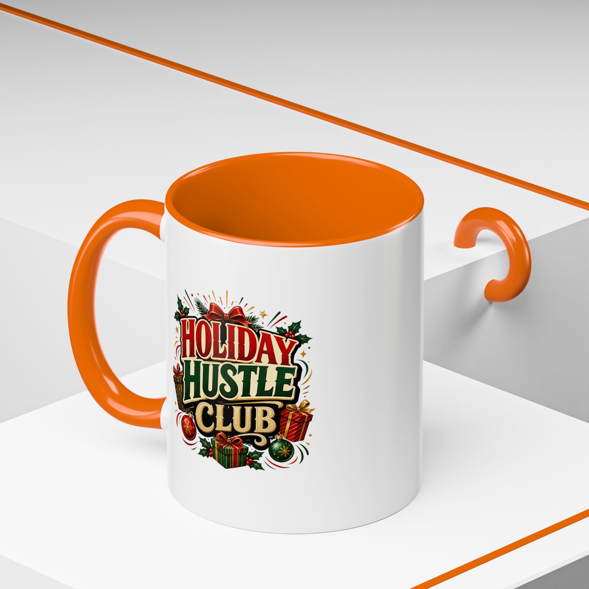 Accent Coffee Mug Holiday Hustle Club