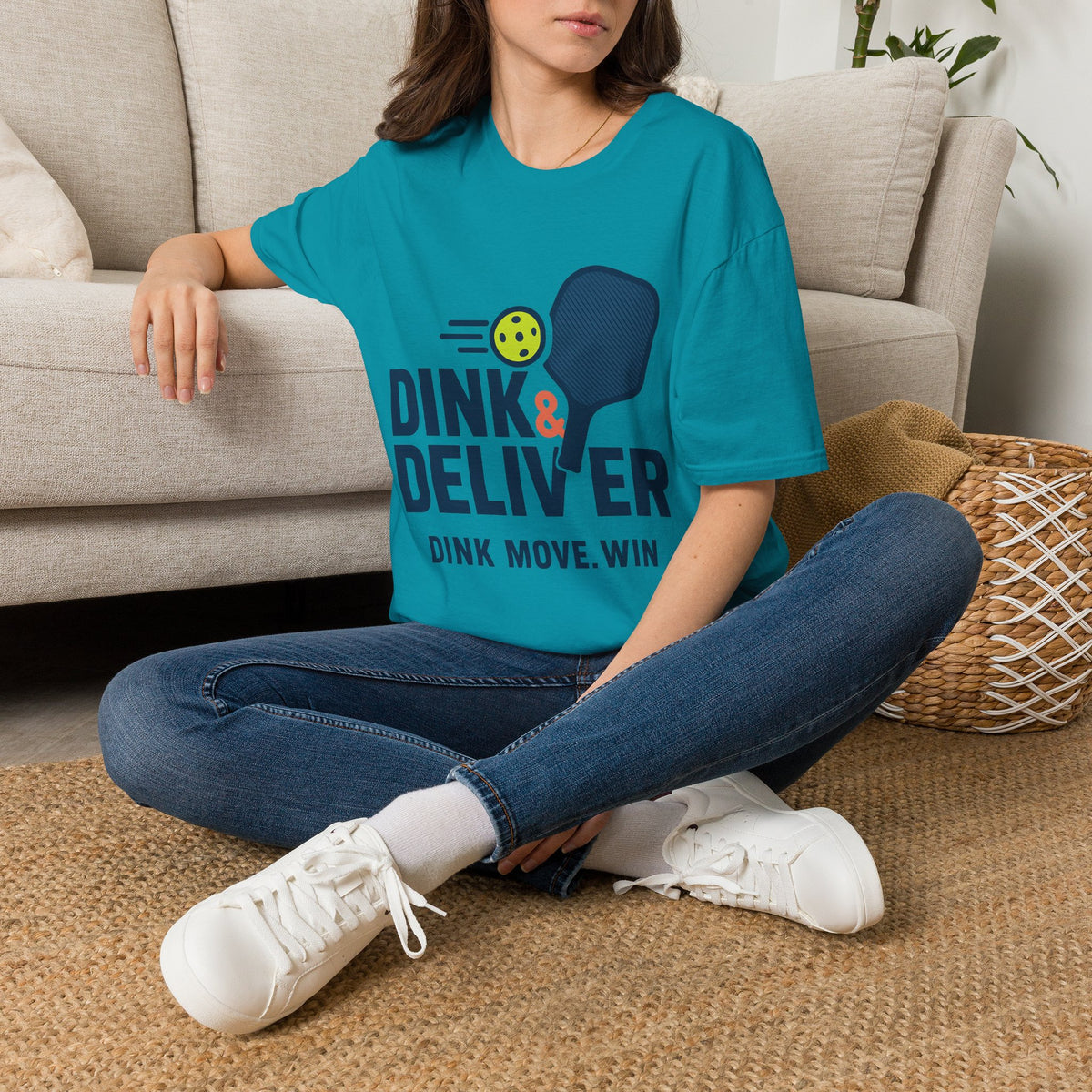 Pickleball Player T‑Shirt — 'Dink. Drive. Deliver.' Graphic Tee for Pickleball Fans - Trending Now - August 2026