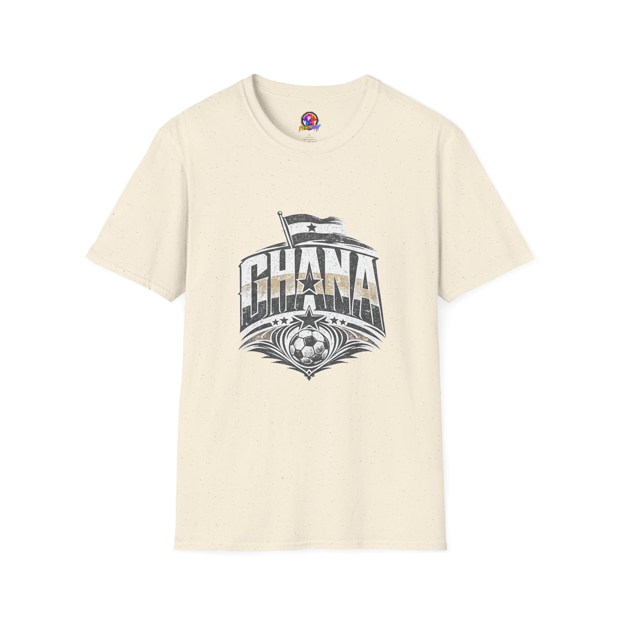Ghana Vintage Flag T-Shirt — Retro Ghana Pride Graphic Tee