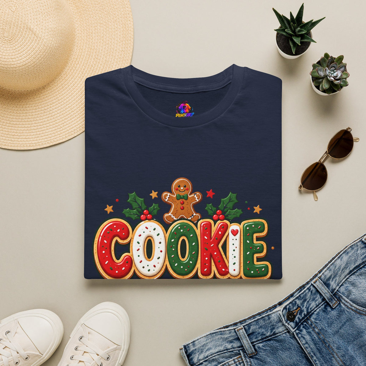 Cookie Crew T-Shirt — Christmas Gingerbread Holiday Tee