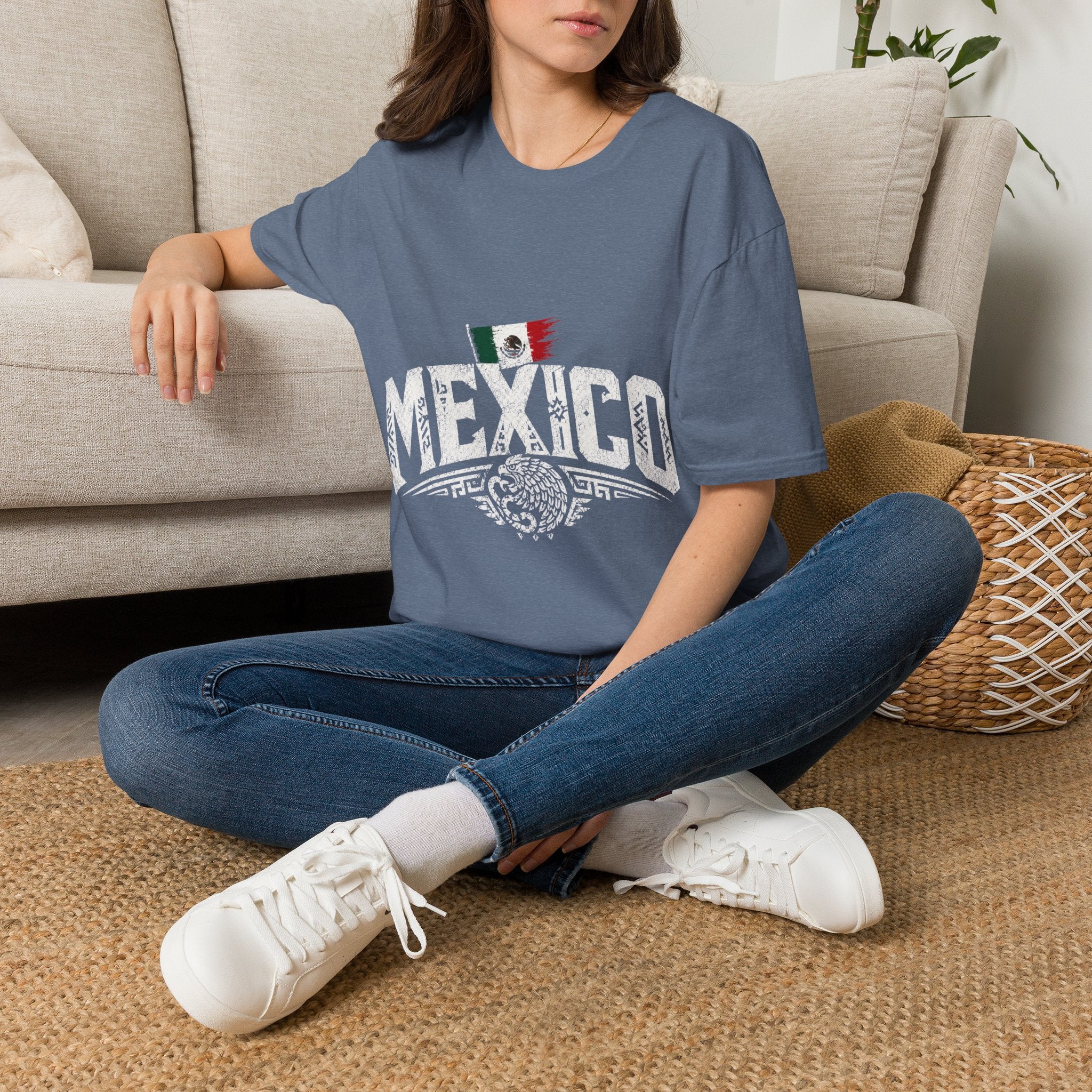 Mexico Vintage Flag T-Shirt