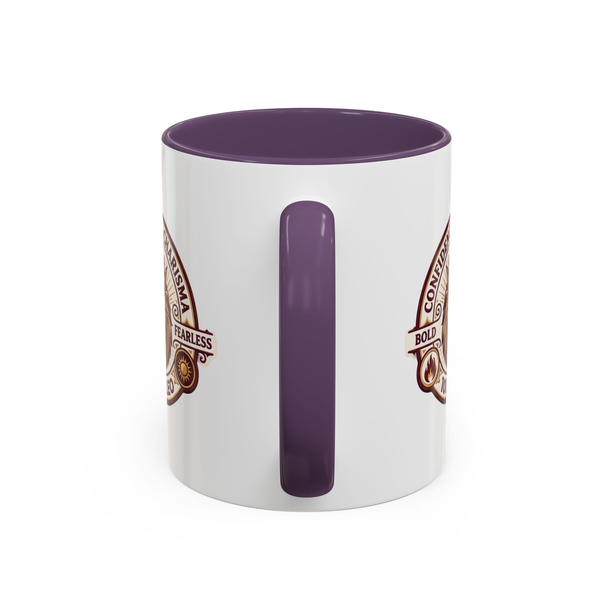 Leo Zodiac Coffee Mug — '100% Leo' Lion Design, Confidence & Charisma Gift