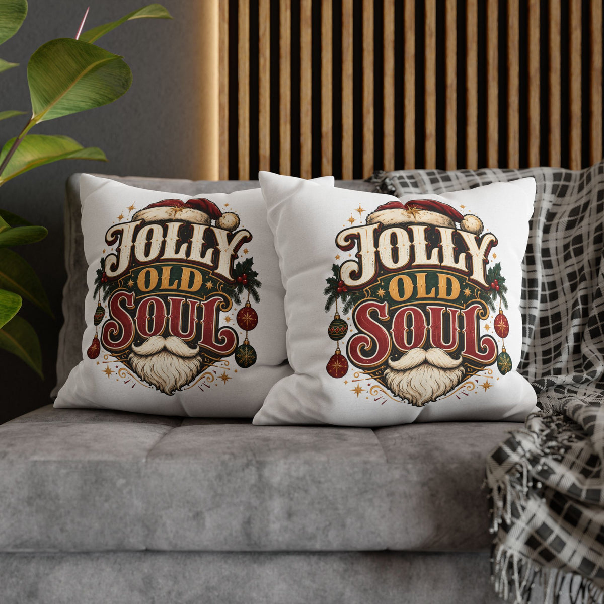 Christmas Jolly Old Soul Christmas Pillowcase