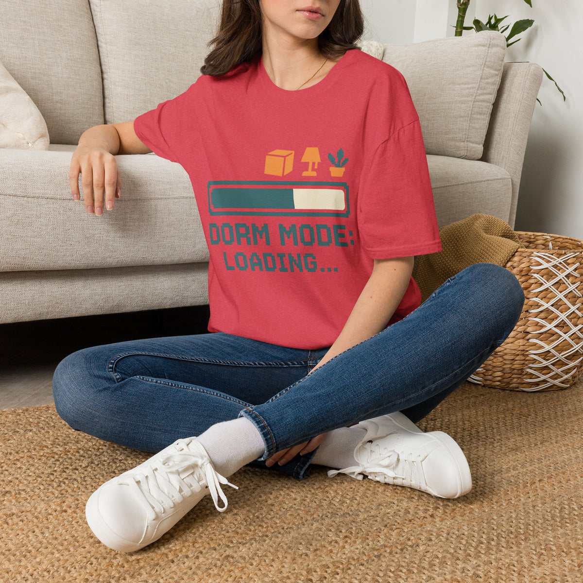Dorm Mode Loading T‑Shirt — Funny Moving/College Moving Tee - Trending Now - August 2026