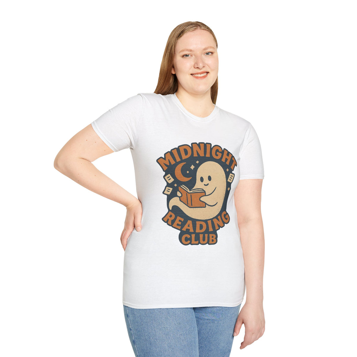 Midnight Reading Club T-Shirt — Cute Ghost Booklover Tee - Trending Now - August 2026