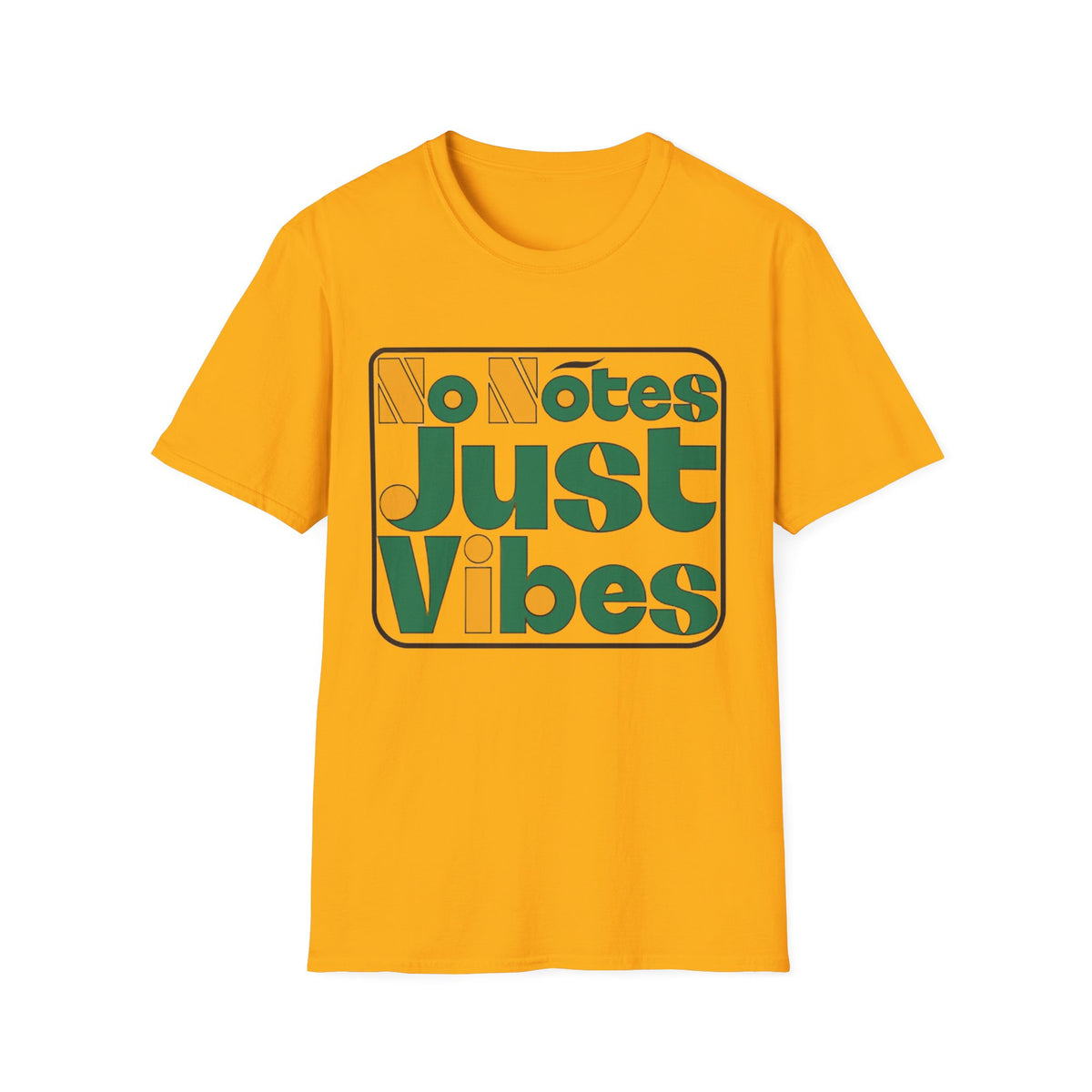 Just Vibes T‑Shirt — "No Notes Just Vibes" Retro Graphic Tee - Trending Now - August 2026