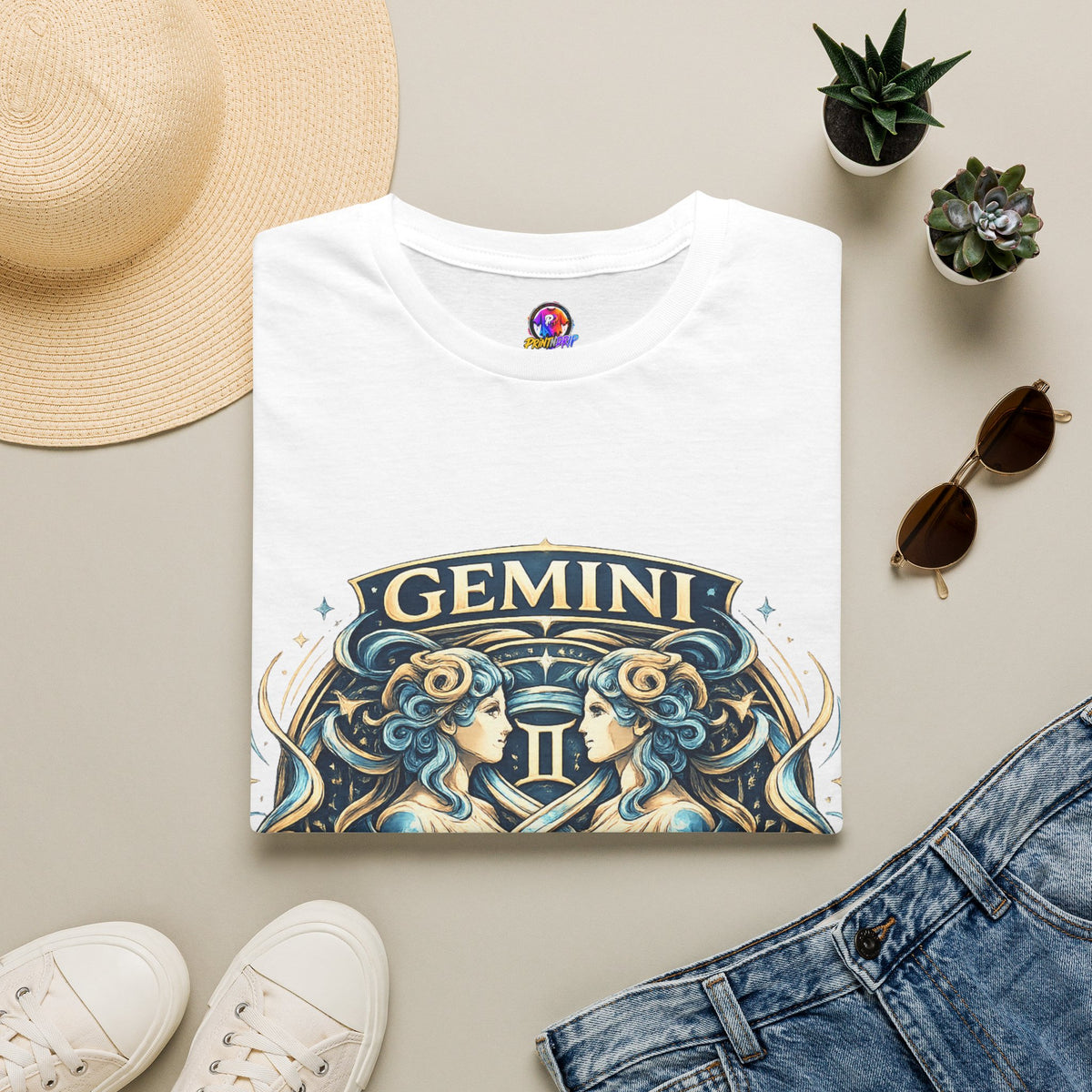 Zodiac  Gemini Unisex Softstyle T-Shirt