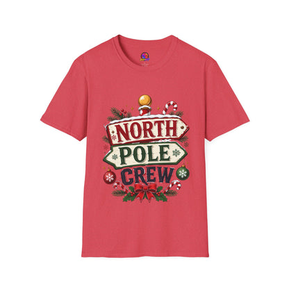 T-Shirt — North Pole Crew Christmas Holiday Graphic Tee