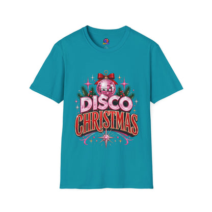 Disco Christmas T-Shirt — Retro Glitter Ornament Holiday Tee