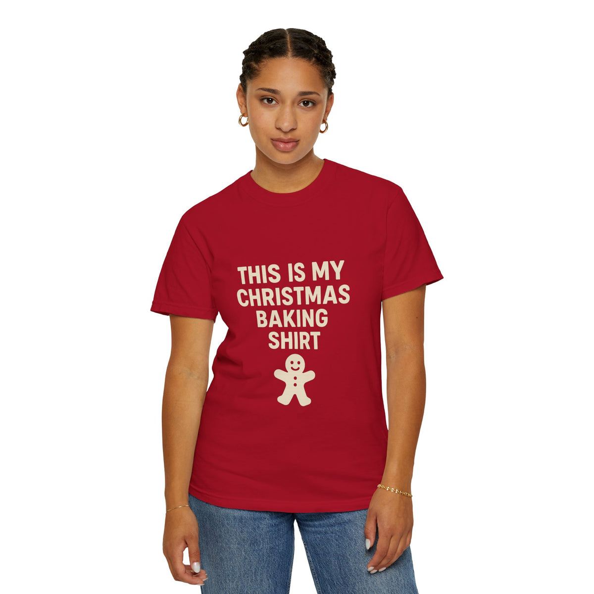 Christmas Baking Shirt — 'This Is My Christmas Baking Shirt' Tee with Gingerbread Graphic- Trending Now - October 2026