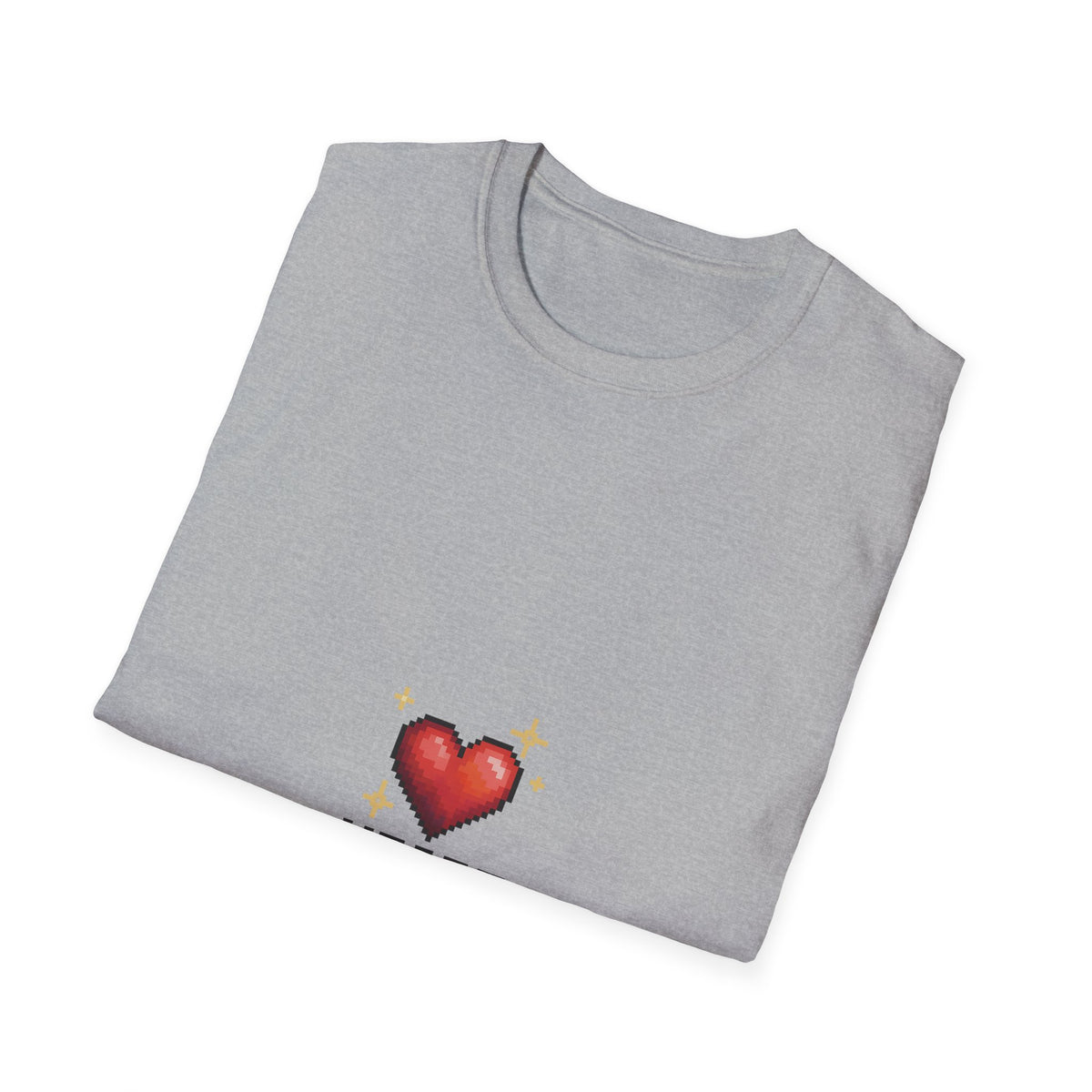 Heart Mode On T-Shirt — Cute Pixel Heart Graphic Tee - Trending Now - October 2026